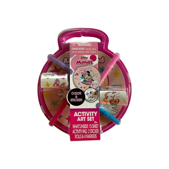 Minnie Mouse Activity Art Set & Figure | Girls Gift Set Bundle | Kids 3+ - Picture 4 of 5